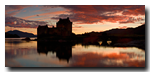 Crepuscule, Eilean Donan Castle, Loch Duich, Dornie, Lochalsh, Scotland