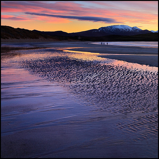 Plage Balnakeil au crepuscule, Durness, Sutherland, Highlands, Scotland
