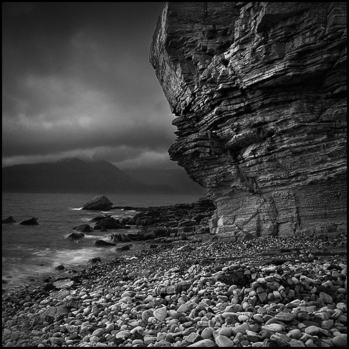 Rock, Loch Scavaig, Cuillin Hills, Elgol, Isle of Skye, Scotland