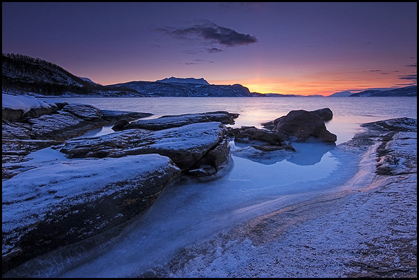 Reisafjorden, Sørreisa, Troms, Norvège